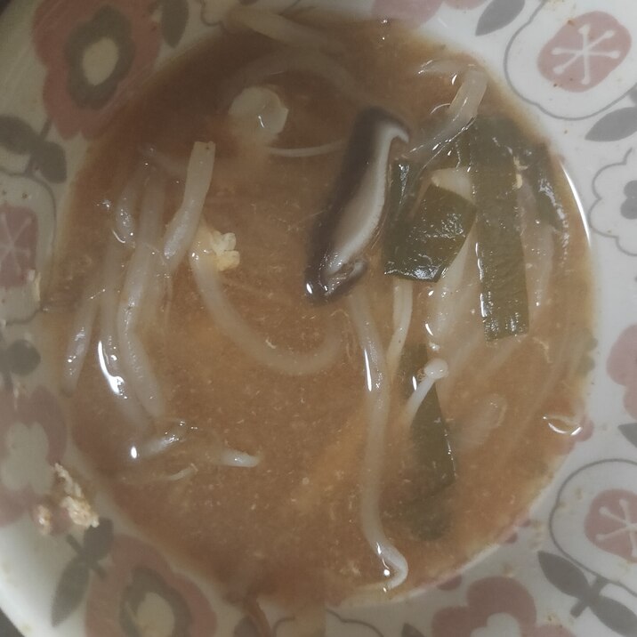 肉なしユッケジャン風スープ